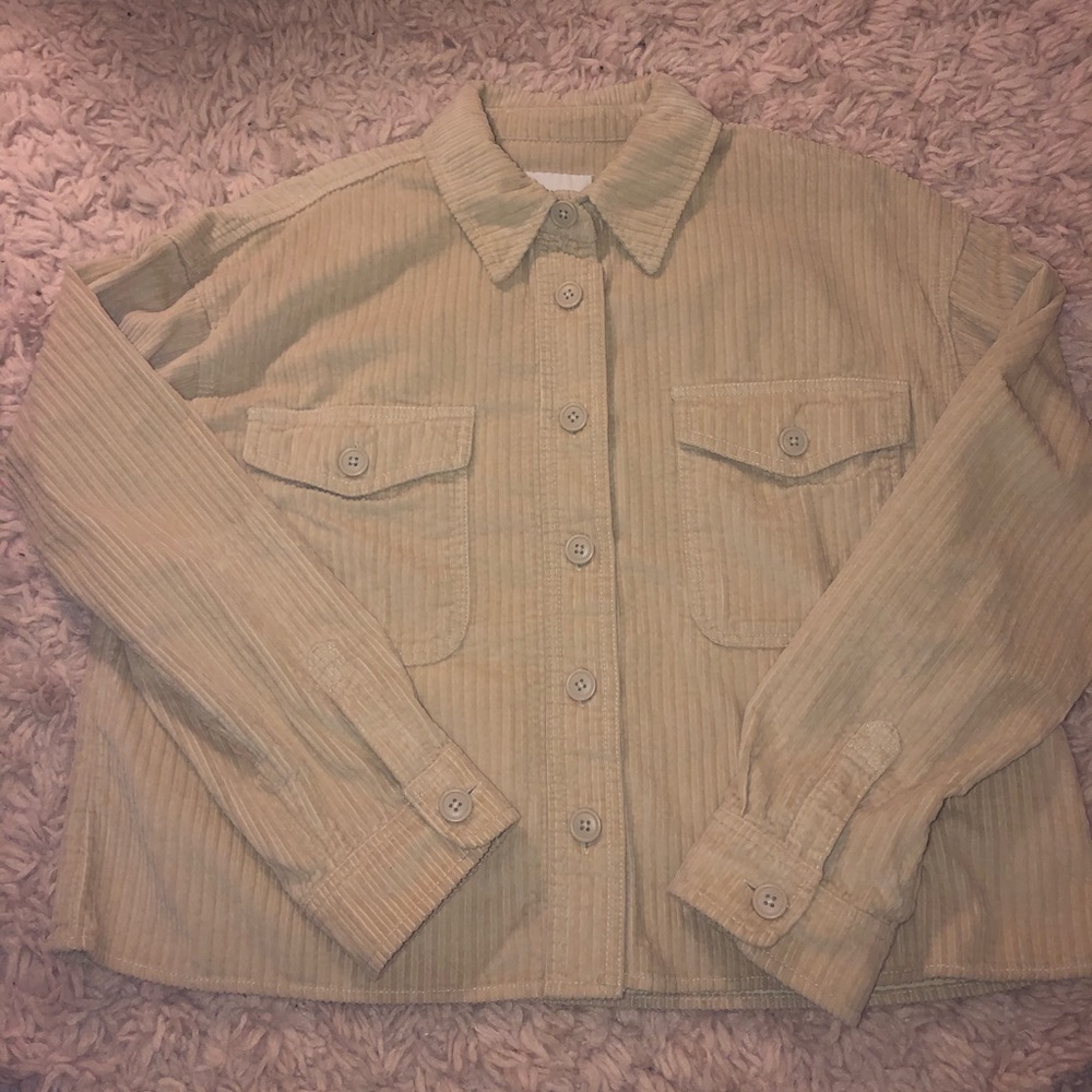 American Eagle Corduroy Cropped Jacket